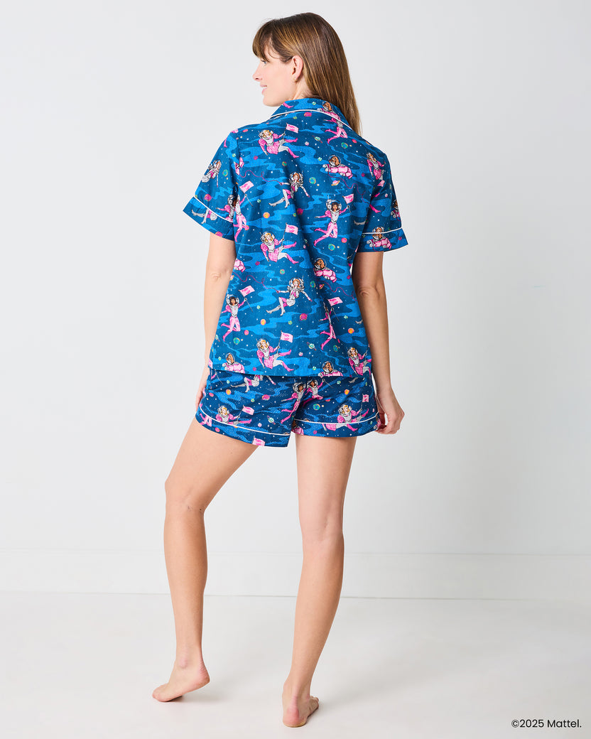 Barbie™ + Printfresh Astronaut Barbie - Short PJ Set - Galaxy Blue - Printfresh