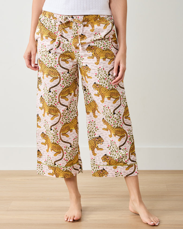 Bagheera - Cropped PJ Pants - Blush - Printfresh