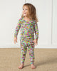 Bunny Trail - Kids Pajama Set - Spring Meadow - Printfresh