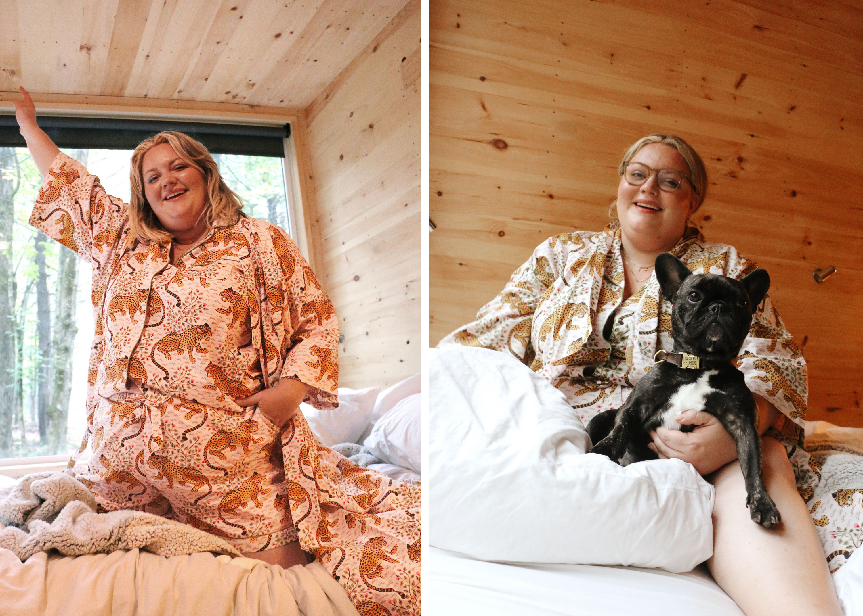 Our Favorite Body Positive Bloggers ; Sean wears the <u><a href="https://printfresh.com/products/bagheera-robe-blush" target="_blank">Bagheera Leopard Robe in Blush</a></u>