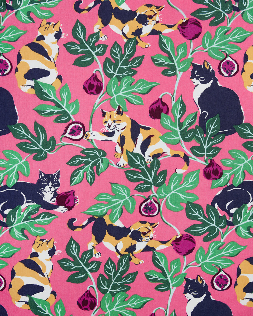 Figs & Felines -  Short PJ Set - Sweet Pink - Printfresh