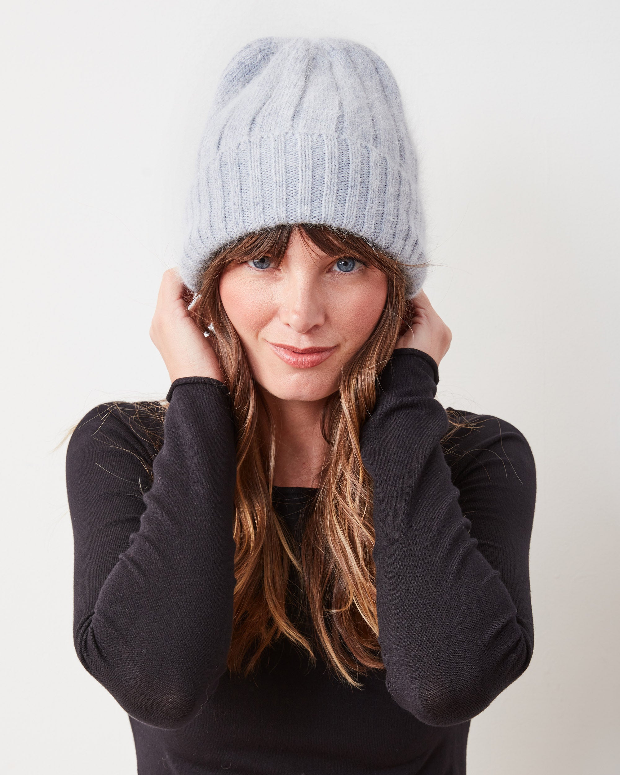 Sky - Super Soft Angora Beanie - Comfortarians - Printfresh