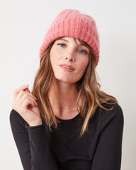 Dark Pink - Super Soft Angora Beanie - Comfortarians - Printfresh