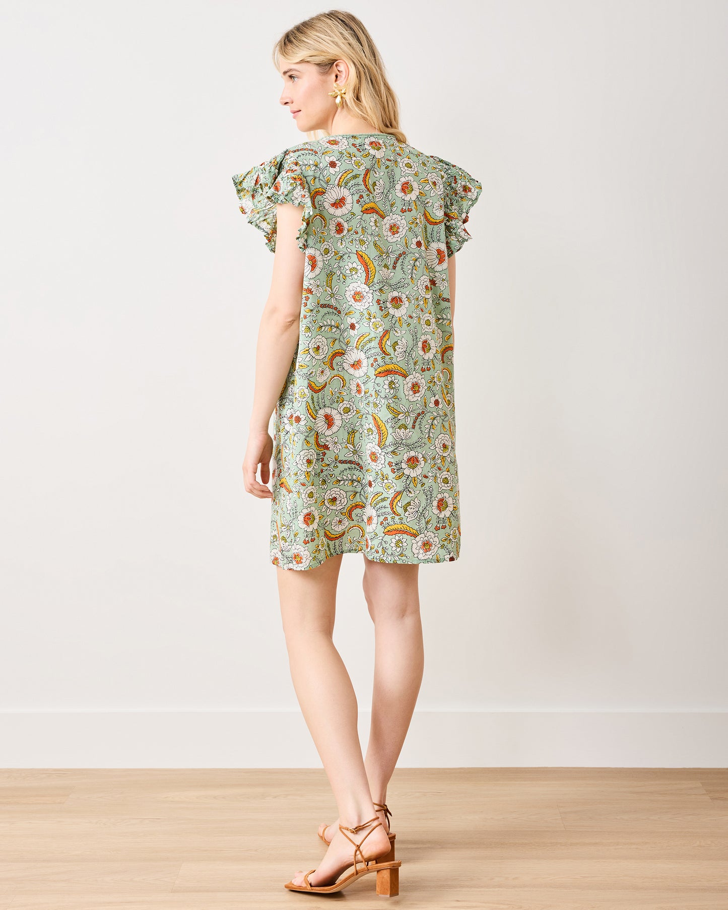 India Bloom - Royal Dress - Sage - Printfresh