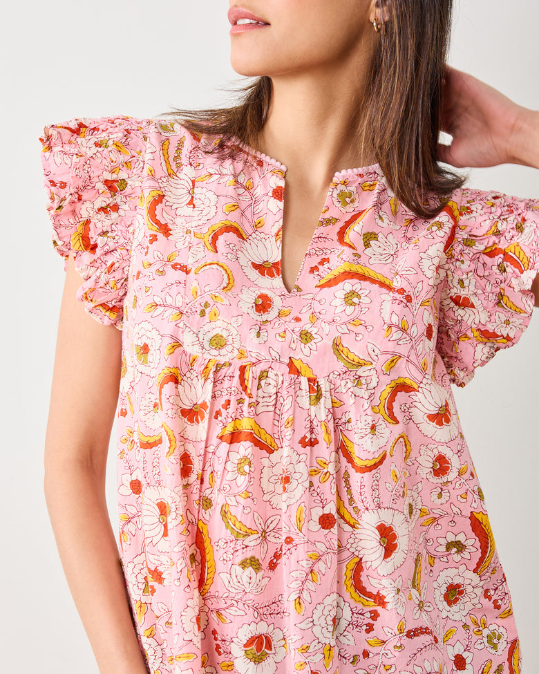 India Bloom - Royal Blouse - Soft Rose - Printfresh