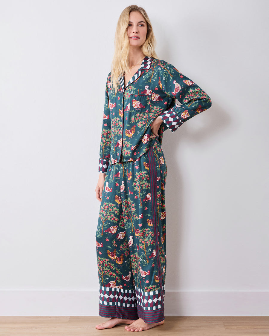 Hen House - Tall Eco Satin Rittenhouse Set - Navy - Printfresh