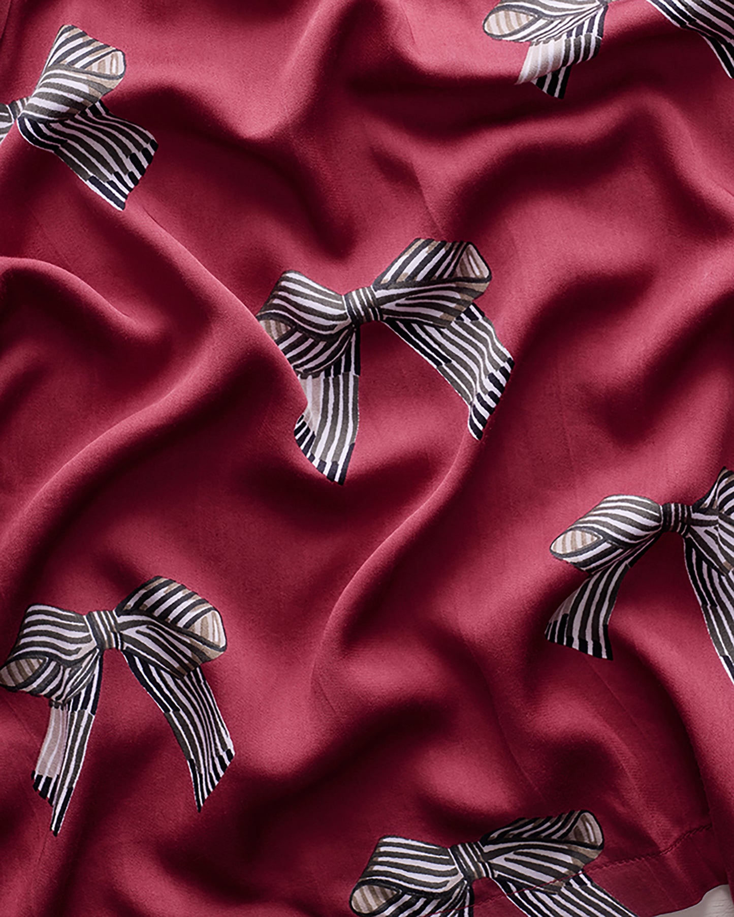 Bows - Eco Satin Soho Set - Wine - Printfresh