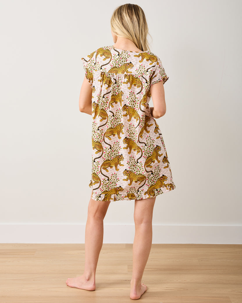 Bagheera - Pintuck Nightgown - Blush - Printfresh