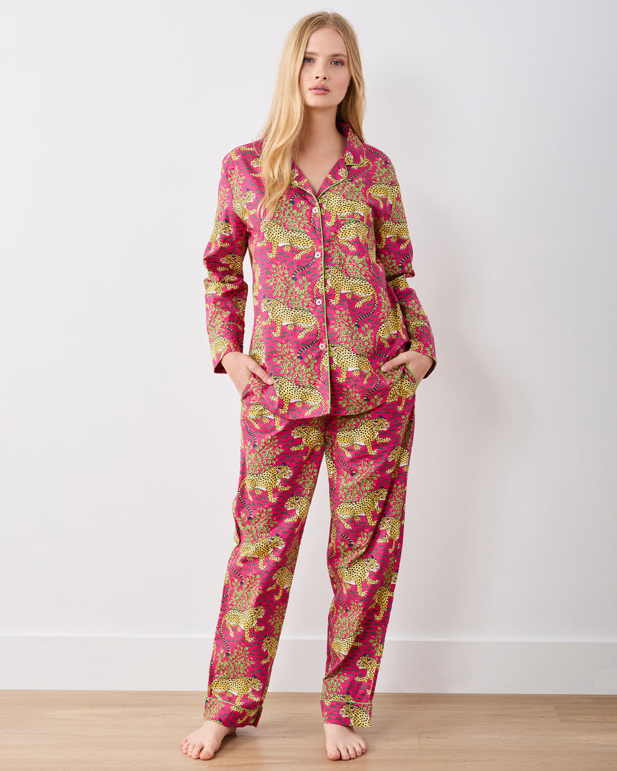 Bagheera - Tall Long PJ Set - Hot Pink - Printfresh