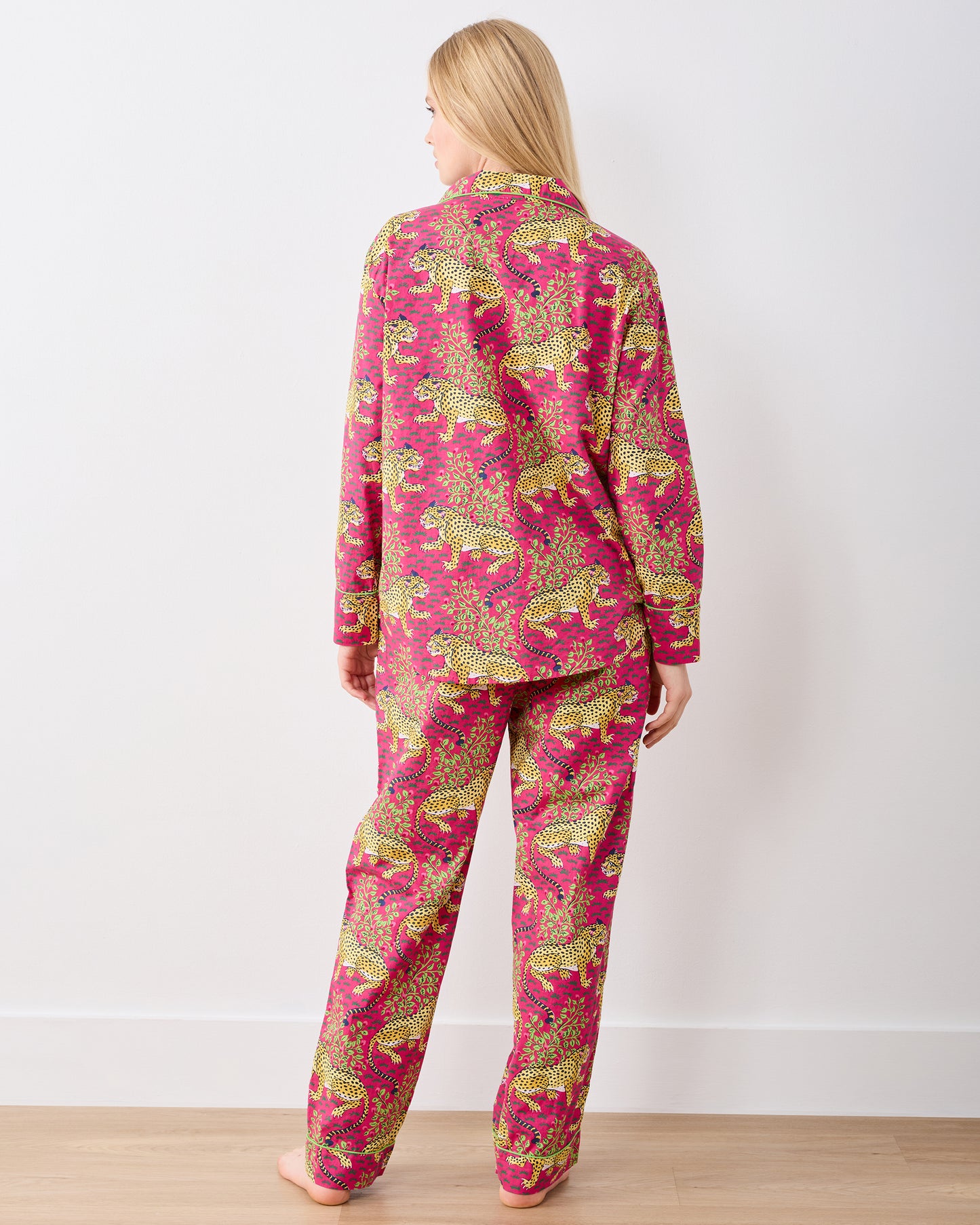 Bagheera - Long PJ Set - Hot Pink - Printfresh