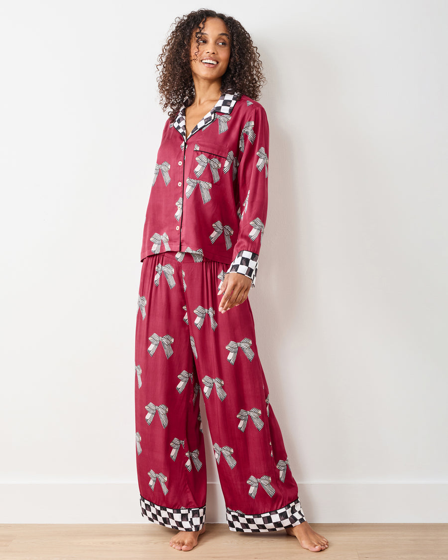 Bows - Eco Satin Soho Set - Wine - Printfresh