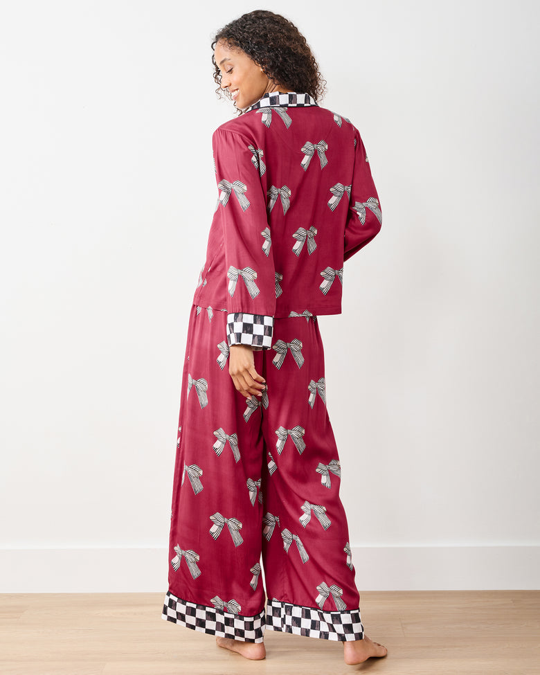 Bows - Eco Satin Soho Set - Wine - Printfresh