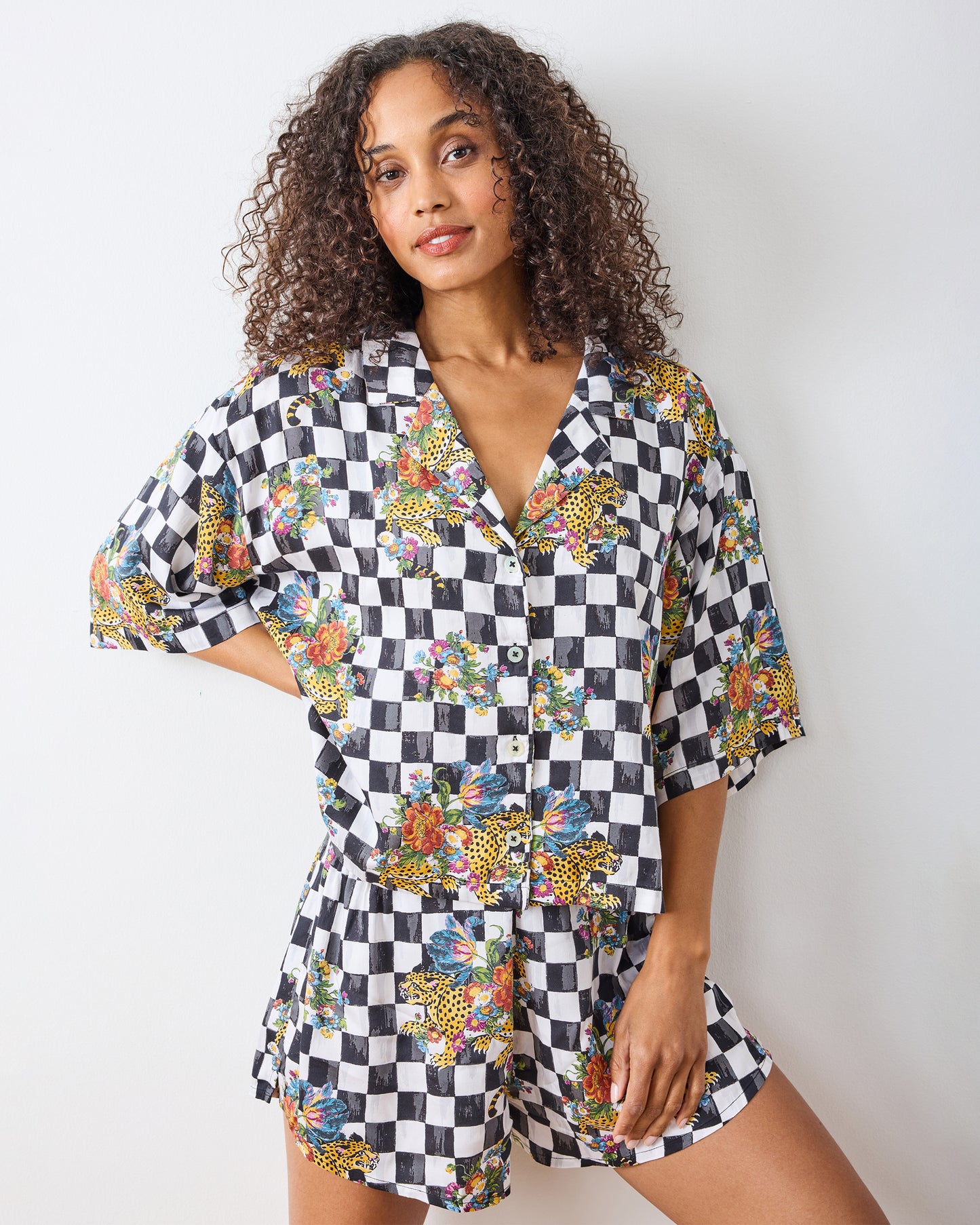 Courtly Check Bagheera - Eco Satin Sweet Dreams Set - Floral - Printfresh