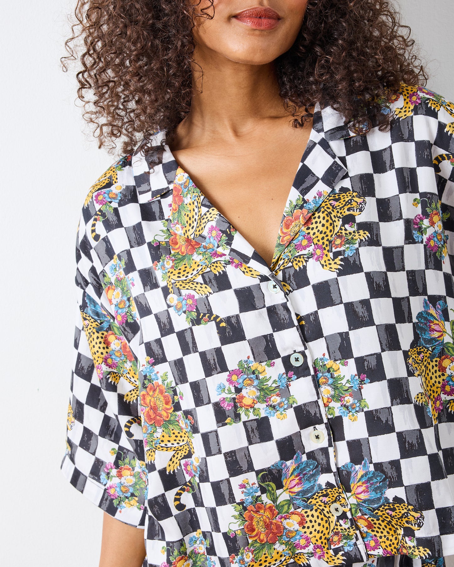 Courtly Check Bagheera - Eco Satin Sweet Dreams Set - Floral - Printfresh