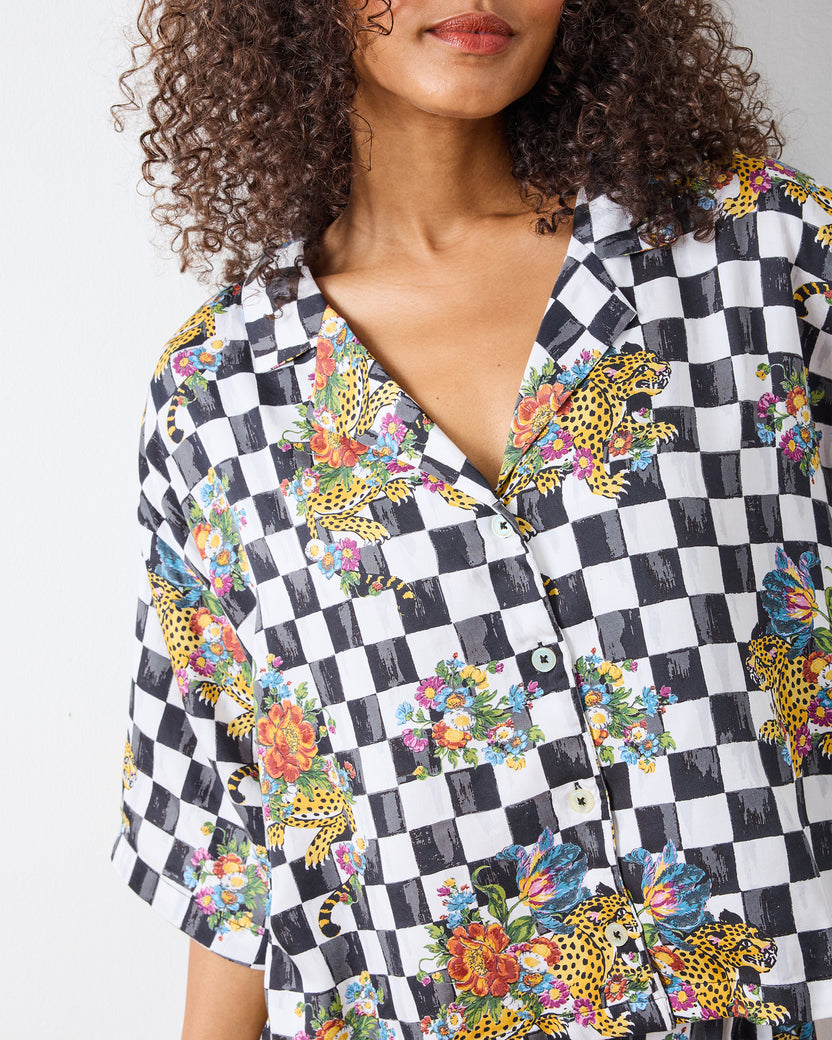 Courtly Check Bagheera - Eco Satin Sweet Dreams Set - Floral - Printfresh