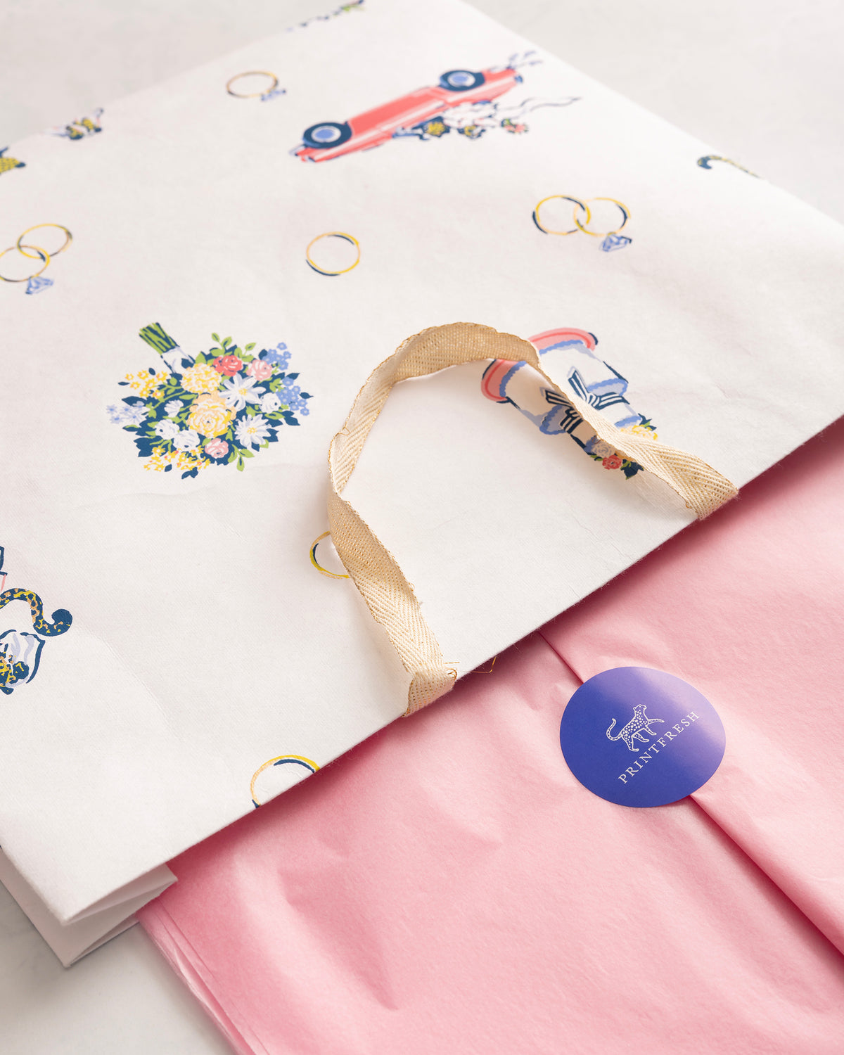 Happily Ever After - Handmade Gift Bag - Printfresh