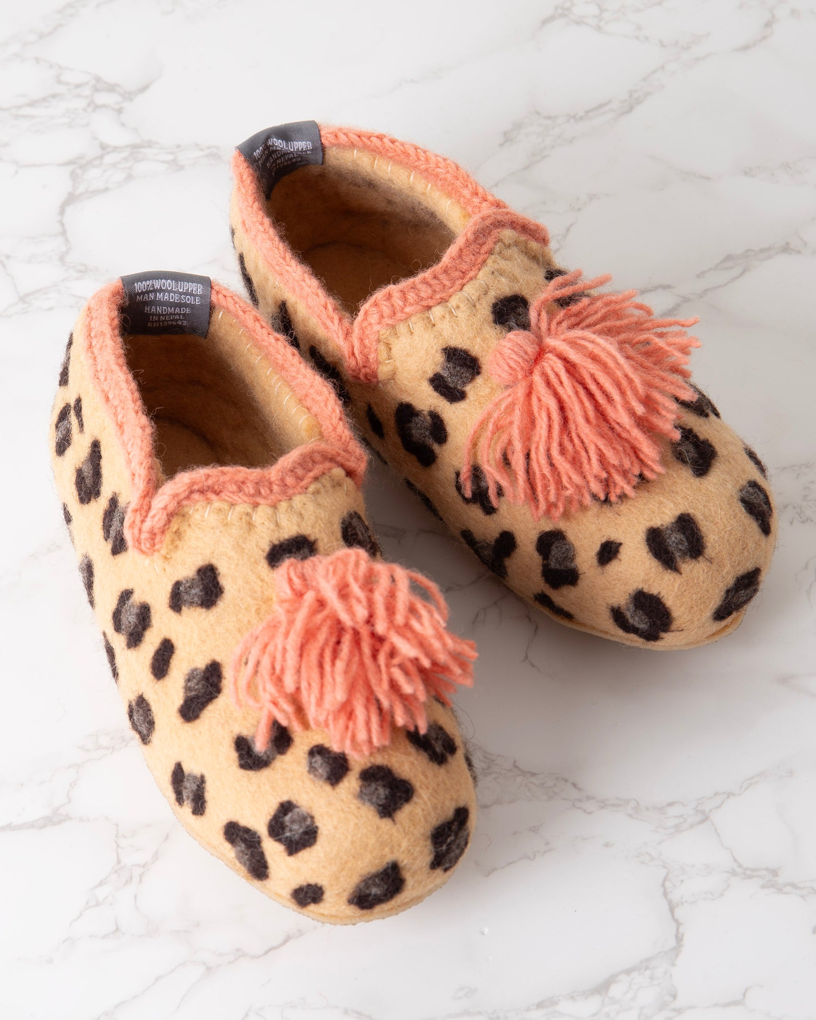 Leopard - Spot & Dots Slipper - French Knot - Printfresh