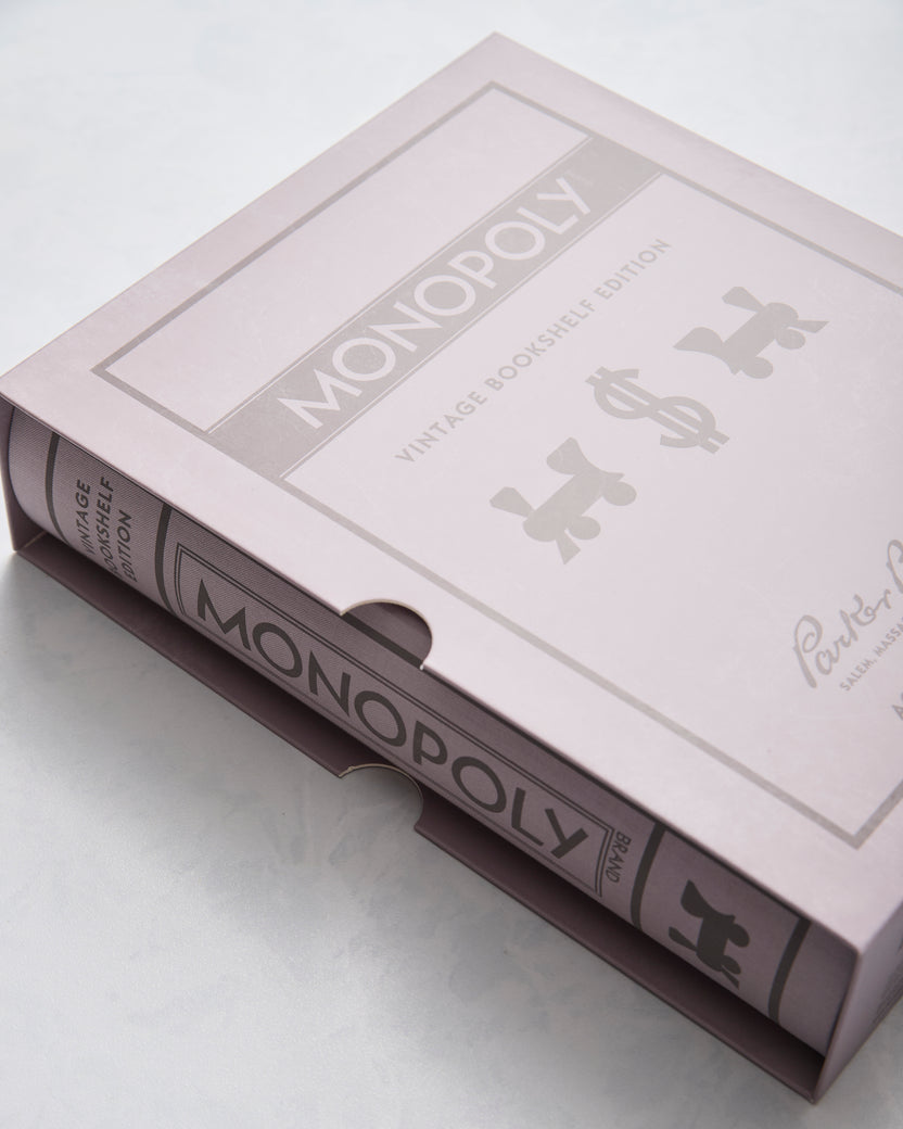 Grey - Monopoly Vintage Bookshelf Edition - WS Game Company - Printfresh