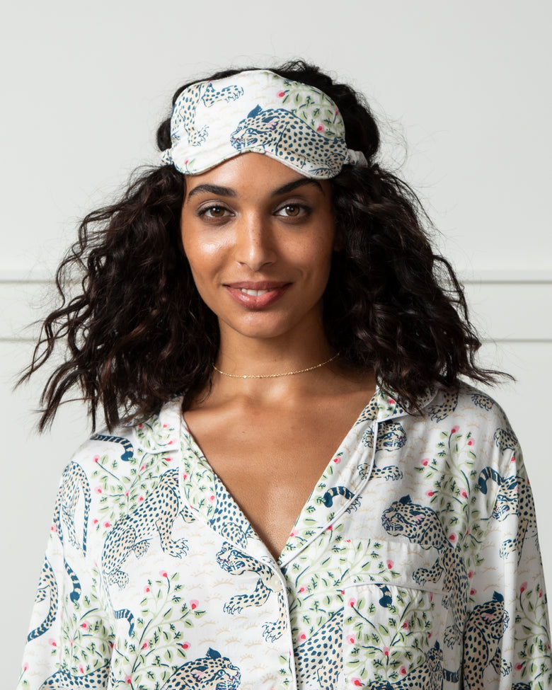 Bagheera - Eco Satin Eye Mask - Wedding Cake - Printfresh