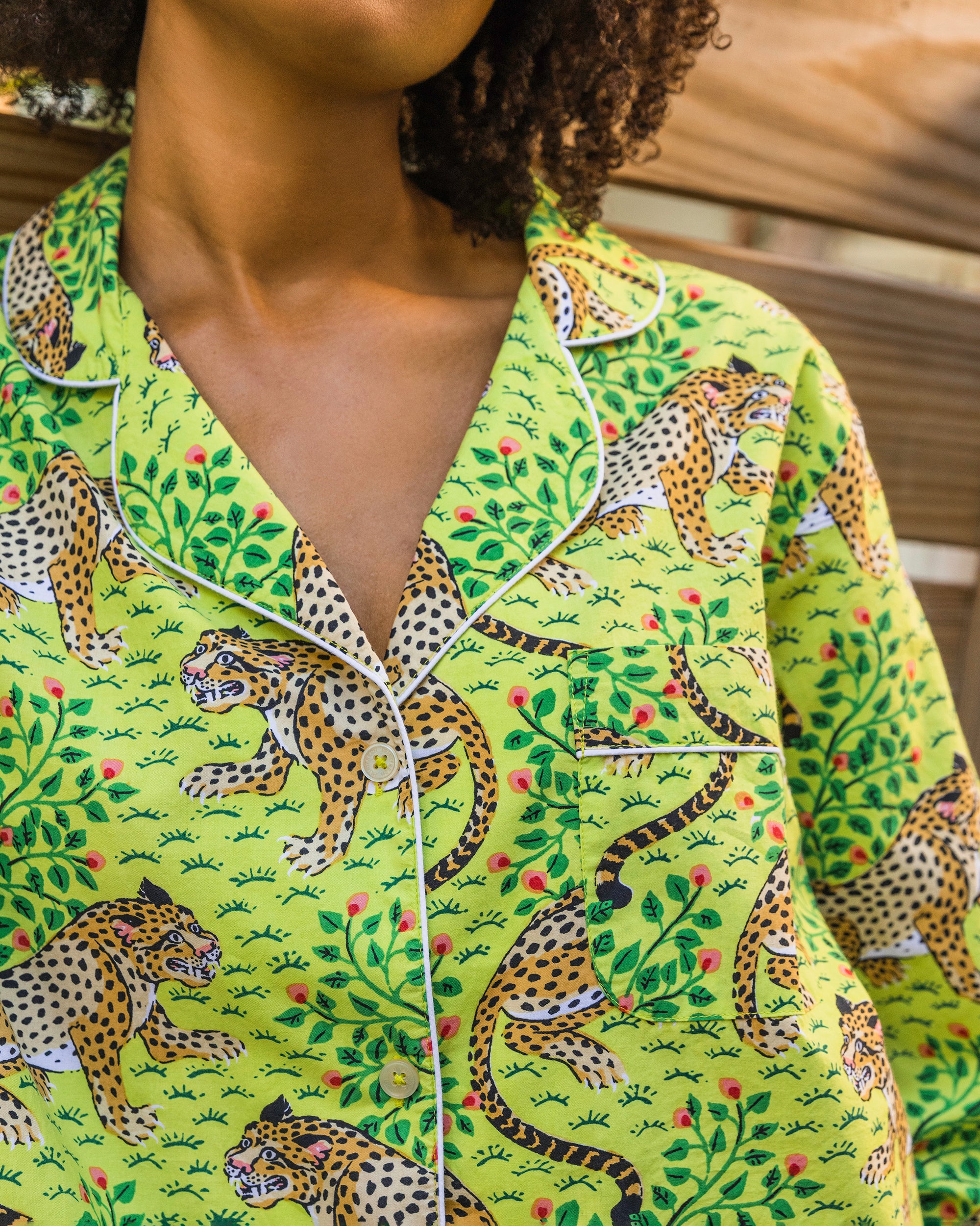 Bagheera - Sleep Shirt - Green Apple - Printfresh