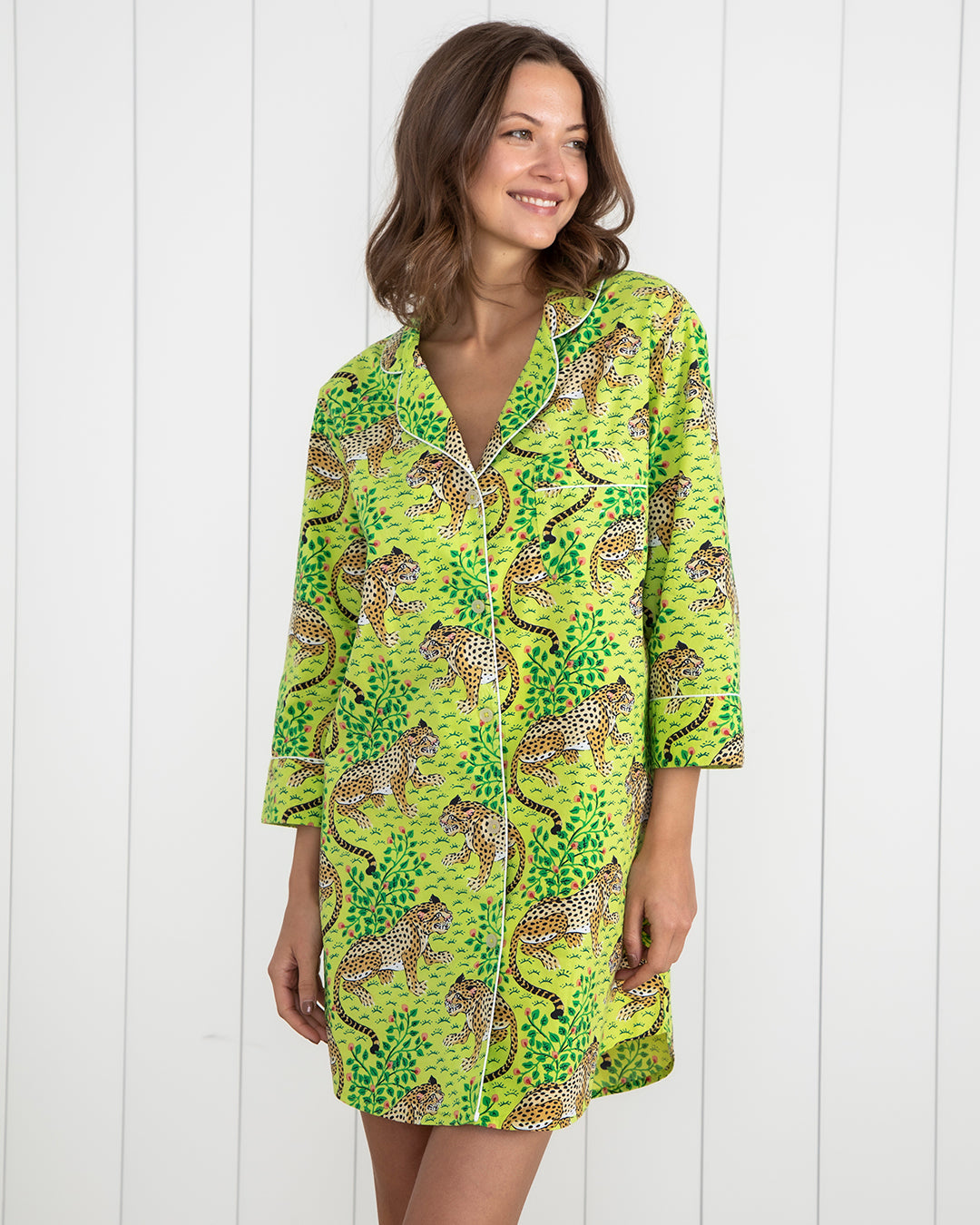 Bagheera - Sleep Shirt - Green Apple - Printfresh