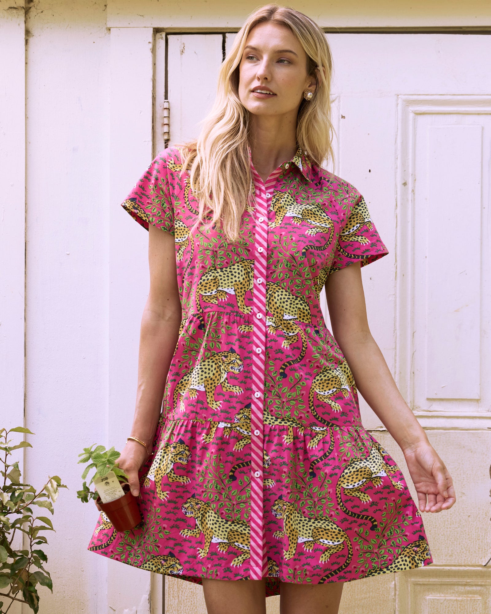 Bagheera - Easy Elegance Dress - Hot Pink - Printfresh