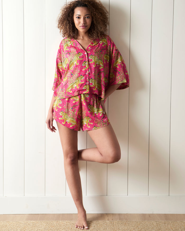 Bagheera - Eco Satin Sweet Dreams Set - Hot Pink - Printfresh