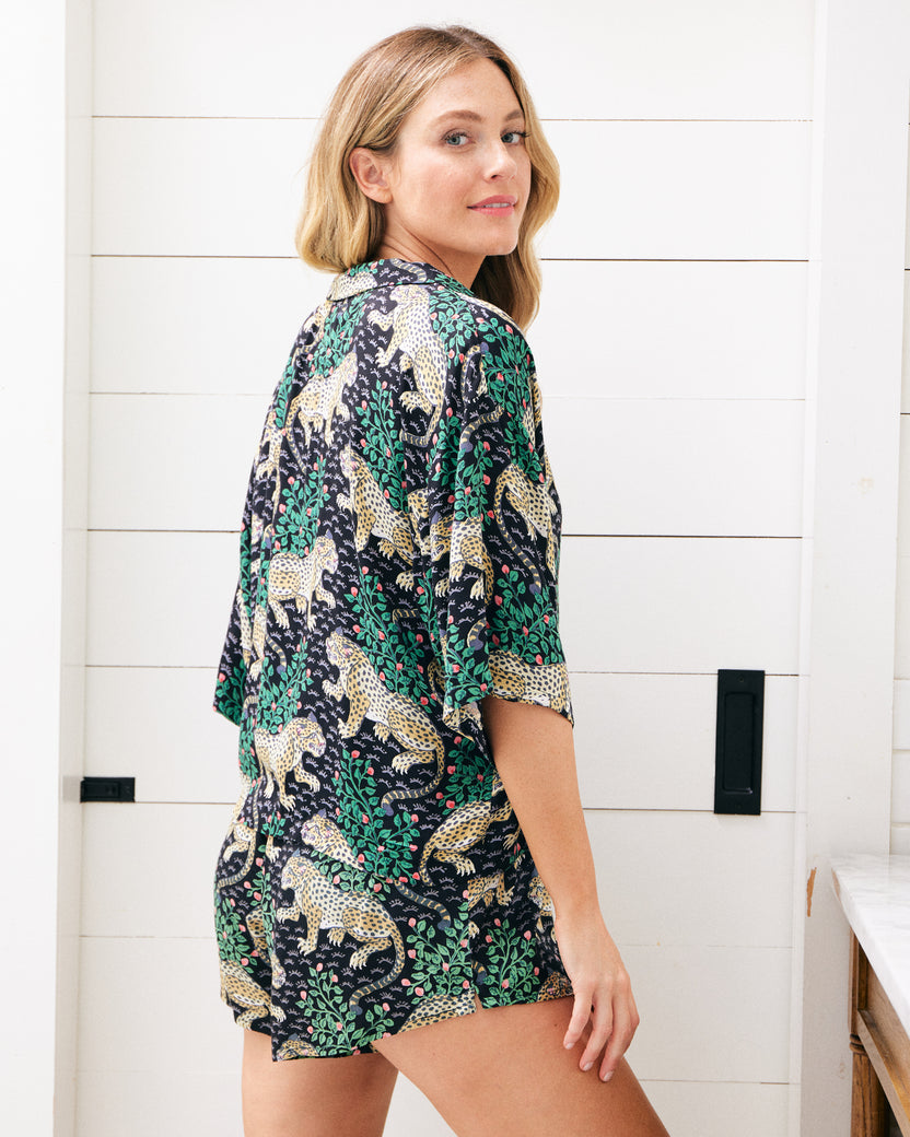 Bagheera - Eco Satin Sweet Dreams Set - Ink - Printfresh