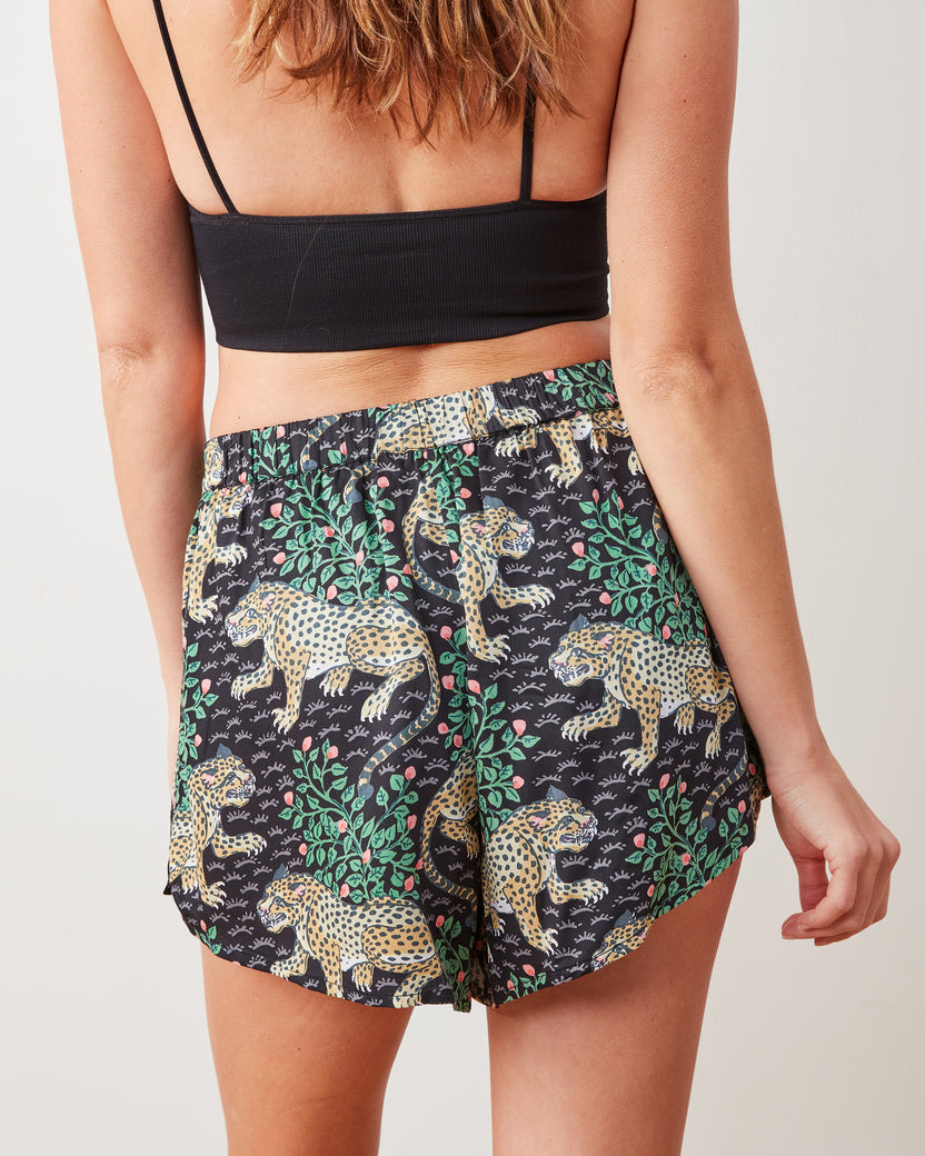 Bagheera - Eco Satin Sweet Dreams Shorts - Ink - Printfresh