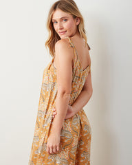 Bagheera - Satin Jaipur Jumpsuit - Tobacco - Printfresh