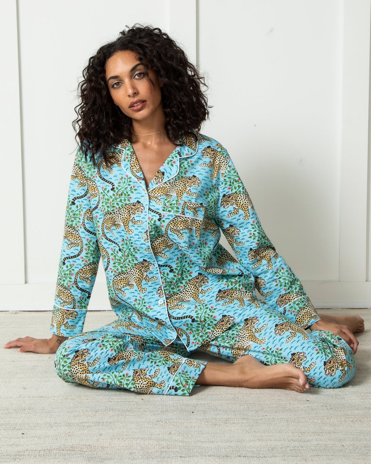 Bagheera - Long Sleep Set - Something Blue - Printfresh