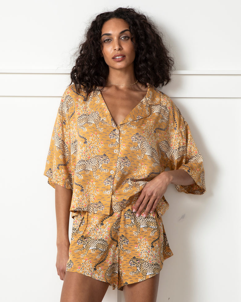Bagheera - Eco Satin Sweet Dreams Set - Tobacco - Printfresh