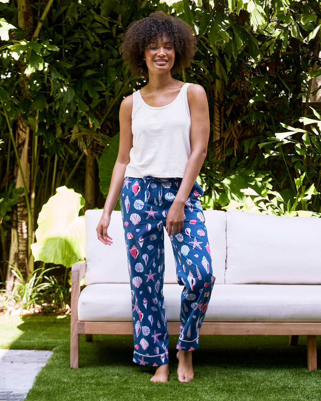 Beachcomber - Tall PJ Pants - Shoreline Blue - Printfresh