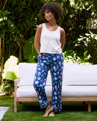 Beachcomber - Tall PJ Pants - Shoreline Blue - Printfresh