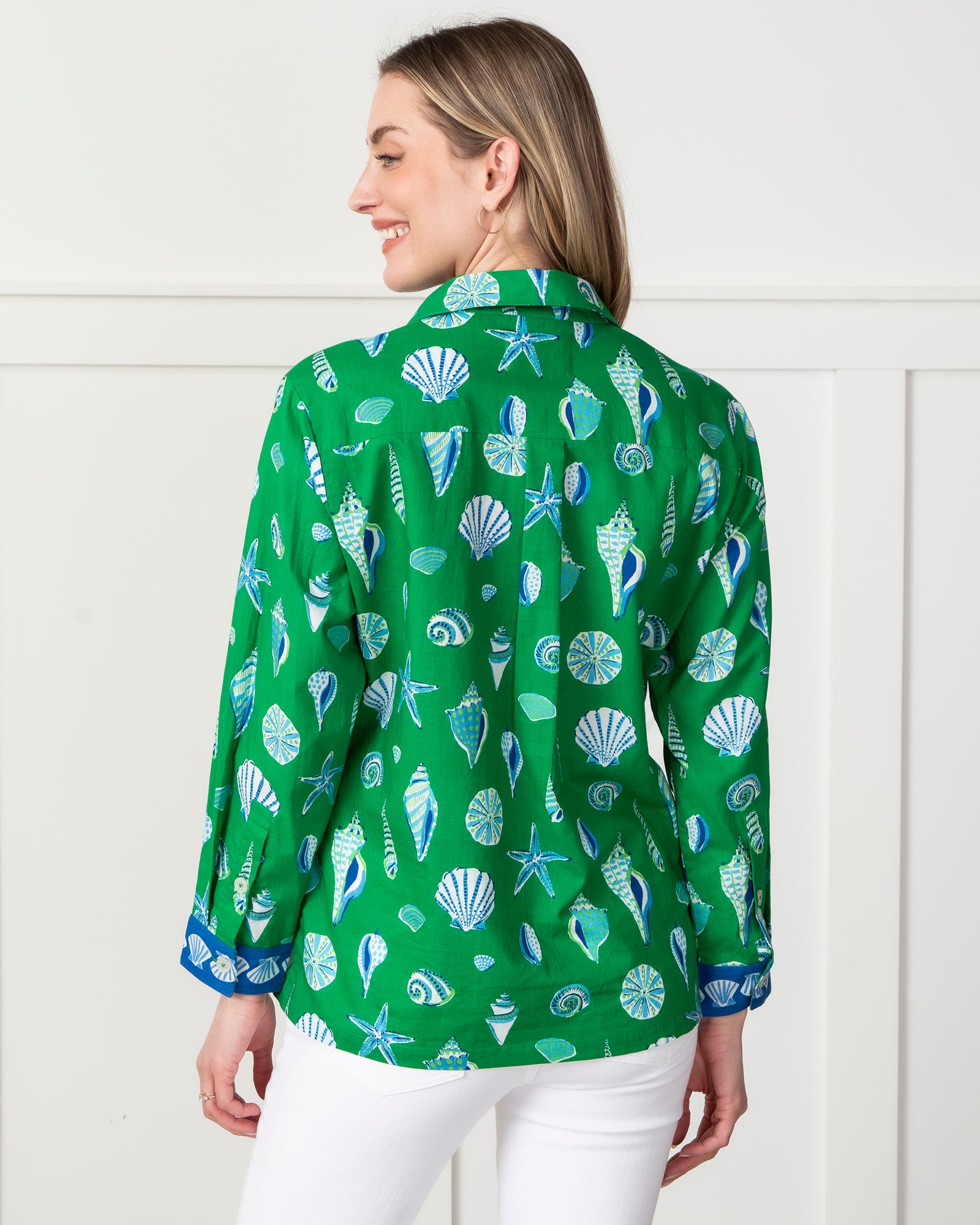 Beachcomber - Basic Bliss Blouse - Golf Greens - Printfresh