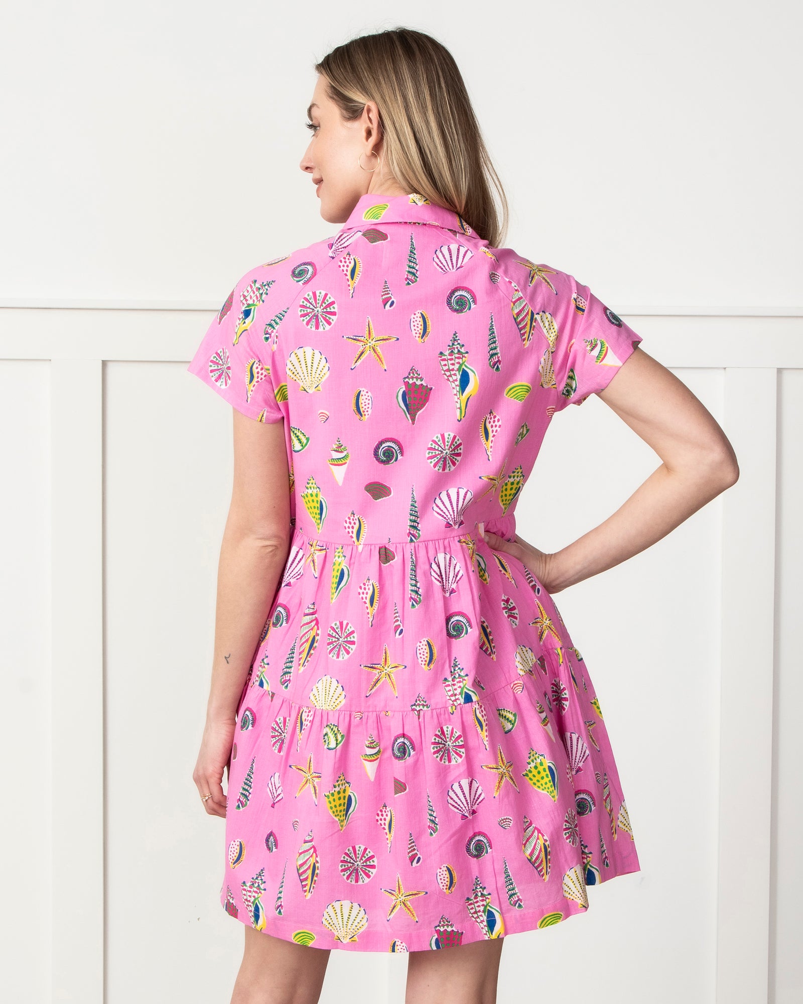 Beachcomber - Easy Elegance Dress - Neon Bubblegum - Printfresh