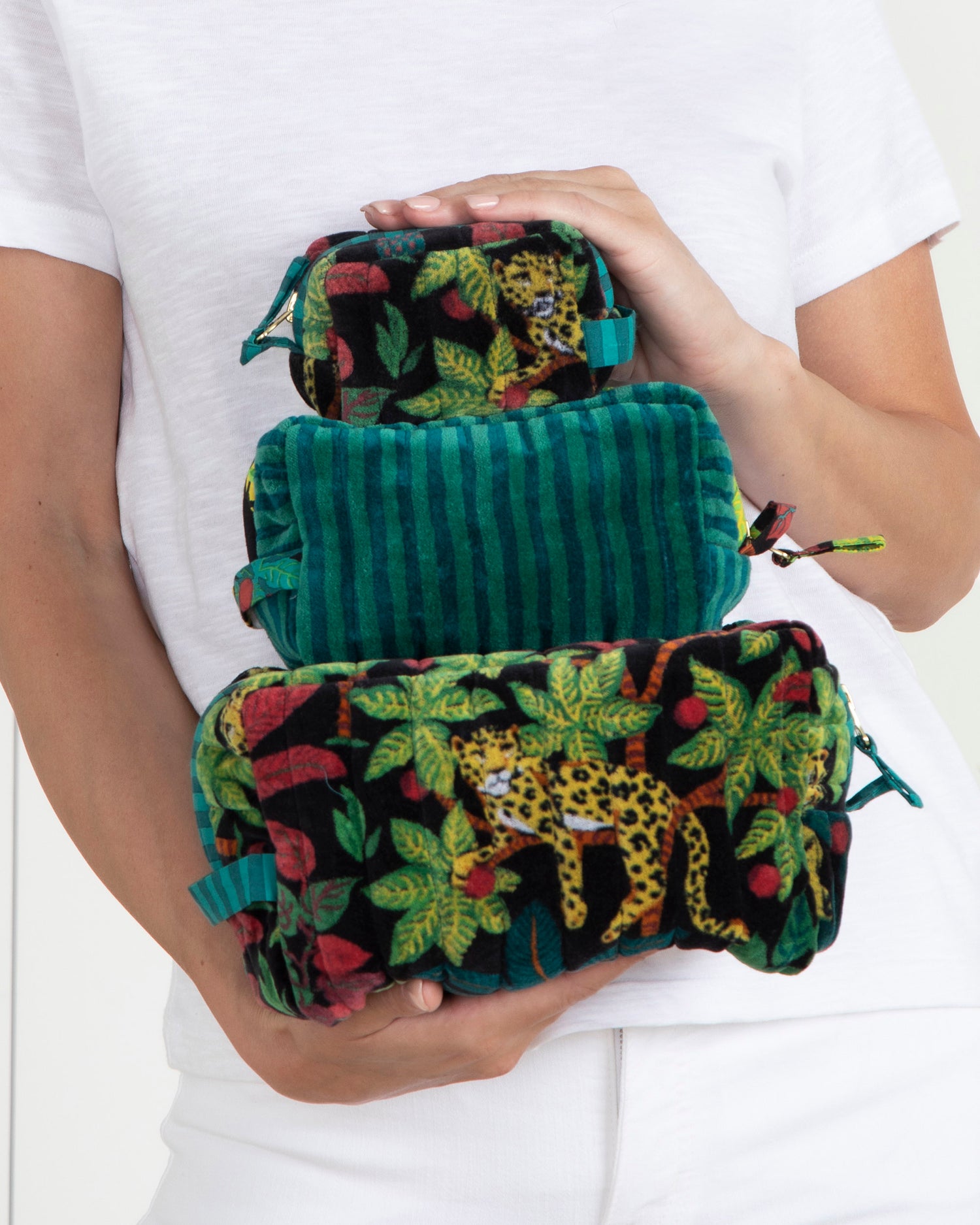 Big Cat Energy - Velvet Three's Best Pouch Set - Starless Sky - Printfresh