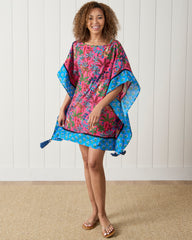 Big Cat Energy - Cabana Club Cover-Up - Fuschia - Printfresh