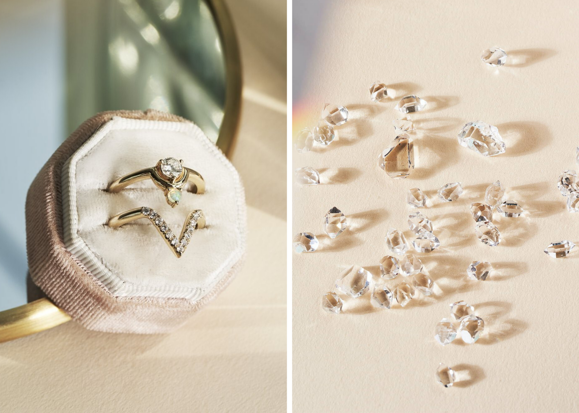 Ethical Options for Wedding and Engagement Jewelry featuring Angela Monaco