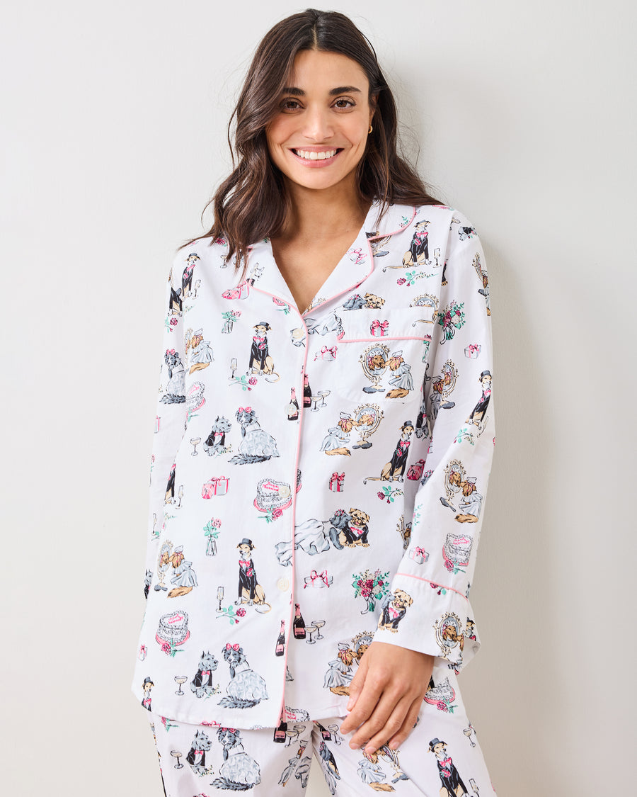 Fur Ever Yours - Long PJ Set - Cloud - Printfresh