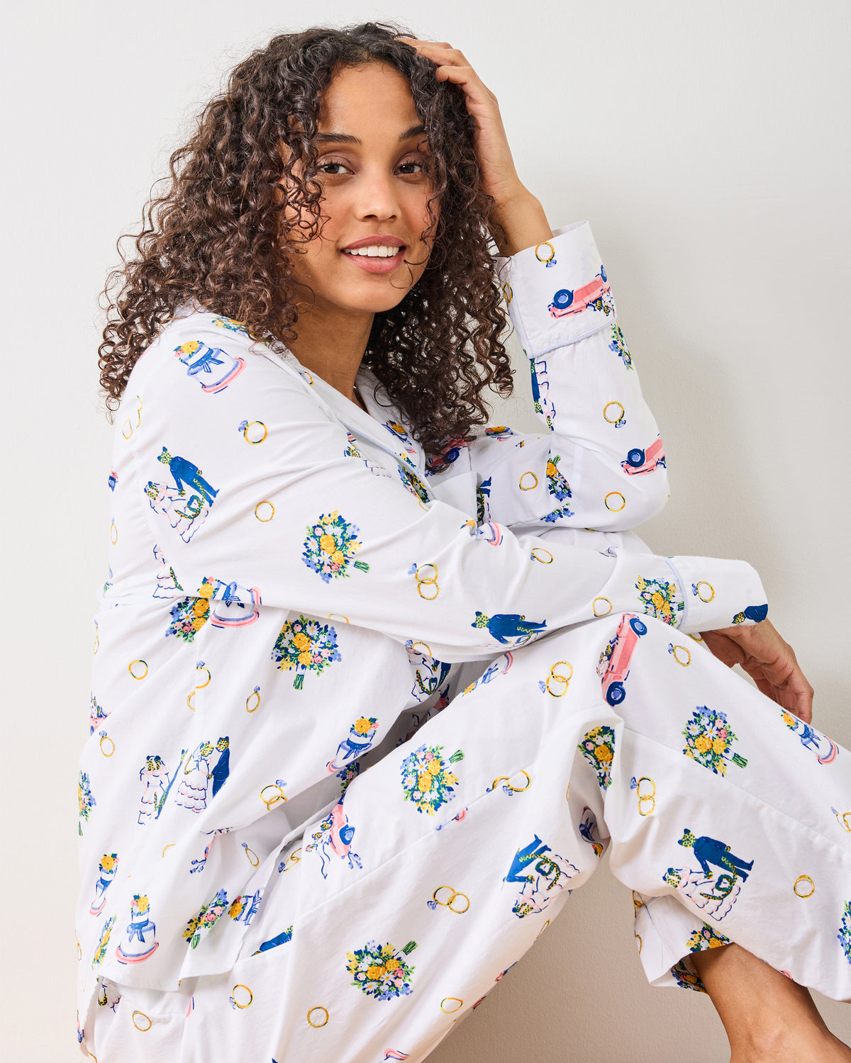 Happily Ever After - Long PJ Set - Cloud - Printfresh