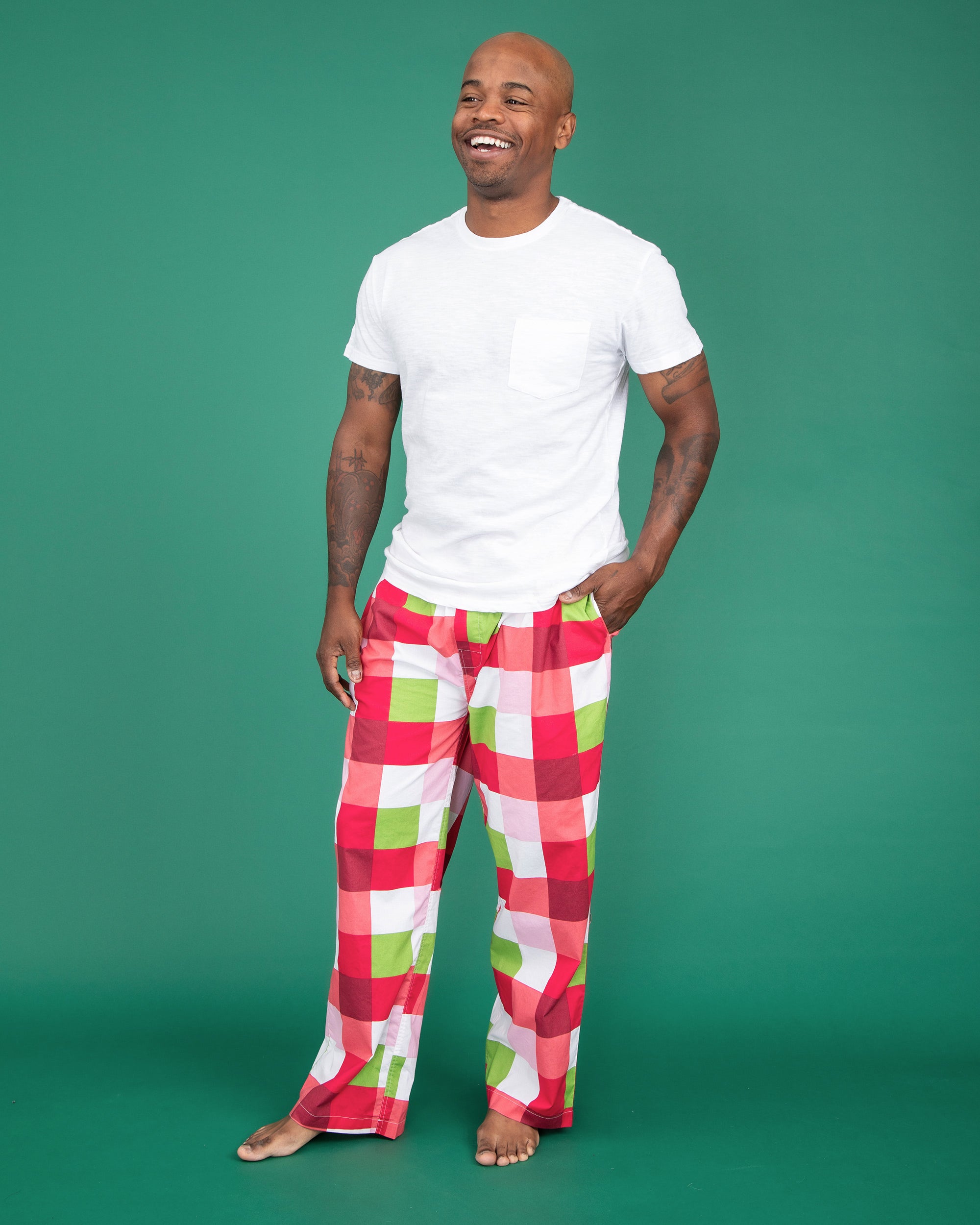 Pendleton Flannel Pyjama Pants – Red / Black Ombre Check