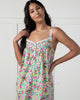 Bunny Trail - Back to Bed Nightgown - Spring Meadow - Printfresh