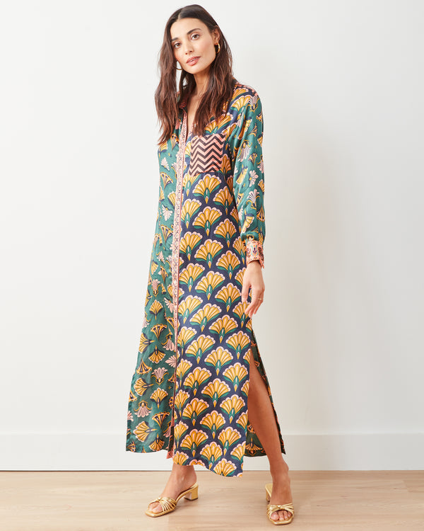 Cocktail Hour - Marianne Shirt Dress - Gemstone - Printfresh