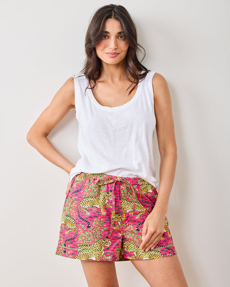 Bagheera - PJ Shorts - Hot Pink - Printfresh