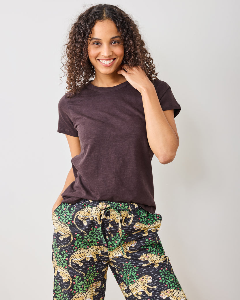 Black - Saturday Tee - Knit T-Shirt - Printfresh