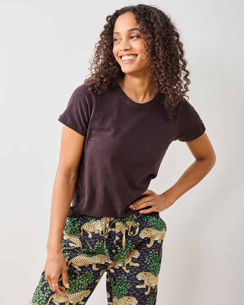 Black - Saturday Tee - Knit T-Shirt - Printfresh