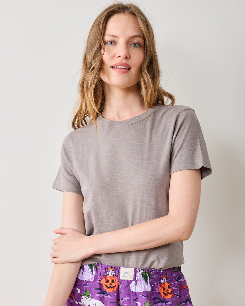 Pebble - Saturday Tee - Knit T-Shirt - Printfresh