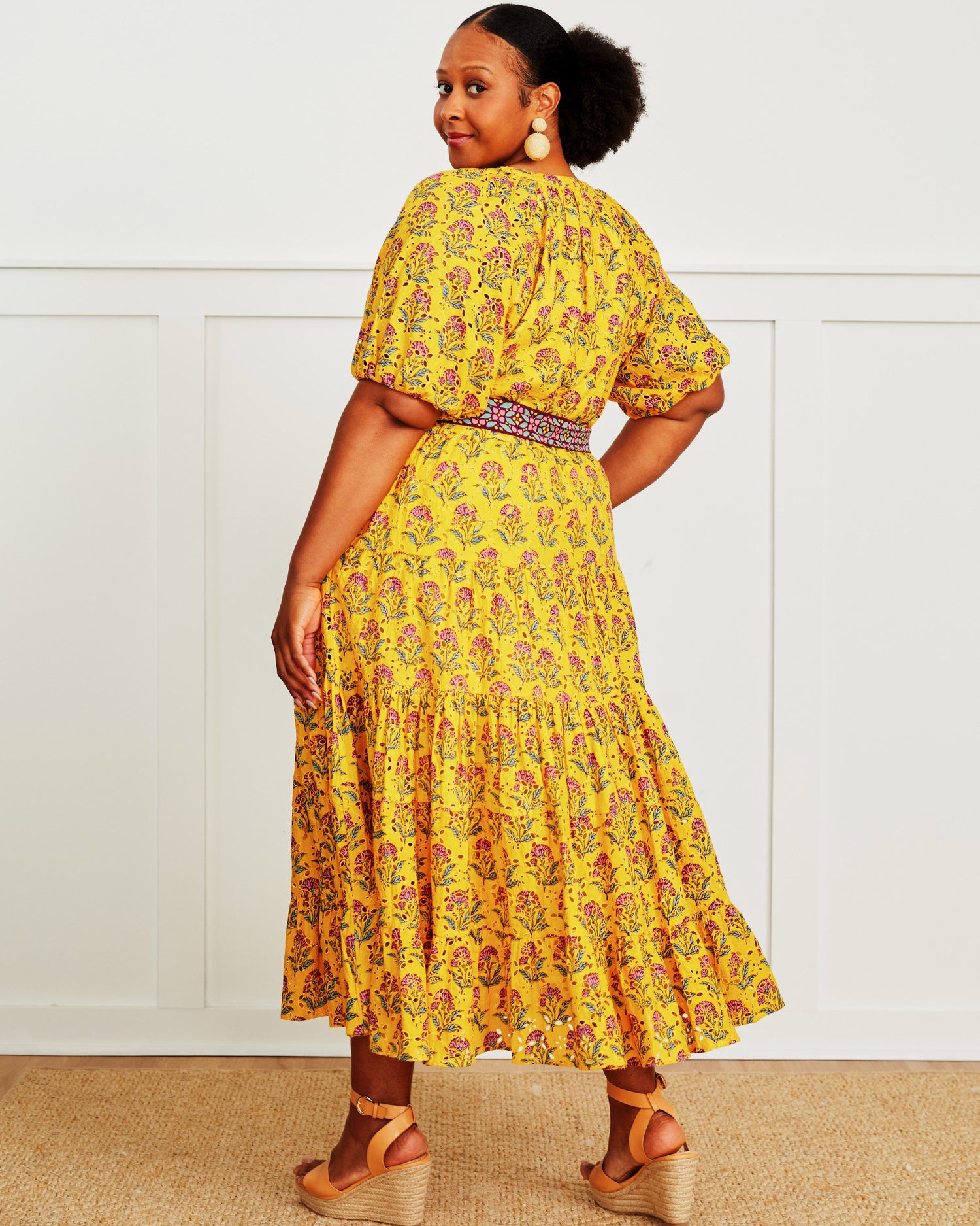 Countryside Drives - To and From Eyelet Dress - Sunlit Room - Printfresh