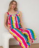 Daily Disco - Back to Bed Cropped Pant Set - Rainbow - Printfresh